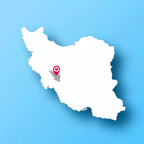 شهرکرد در نقشه ایران